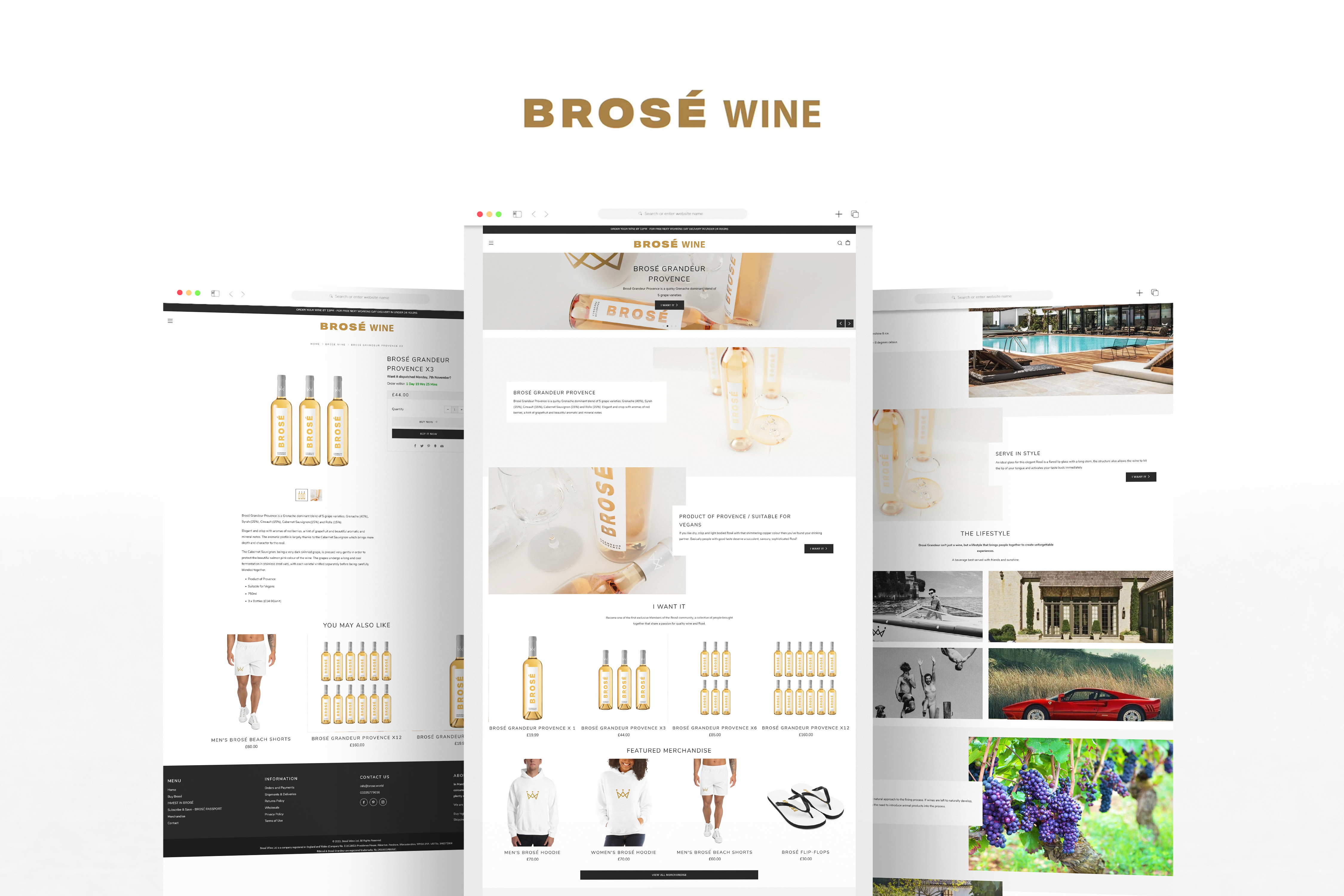 Brose Wine, Shopify Web Designer, Fat Buddha Web Design