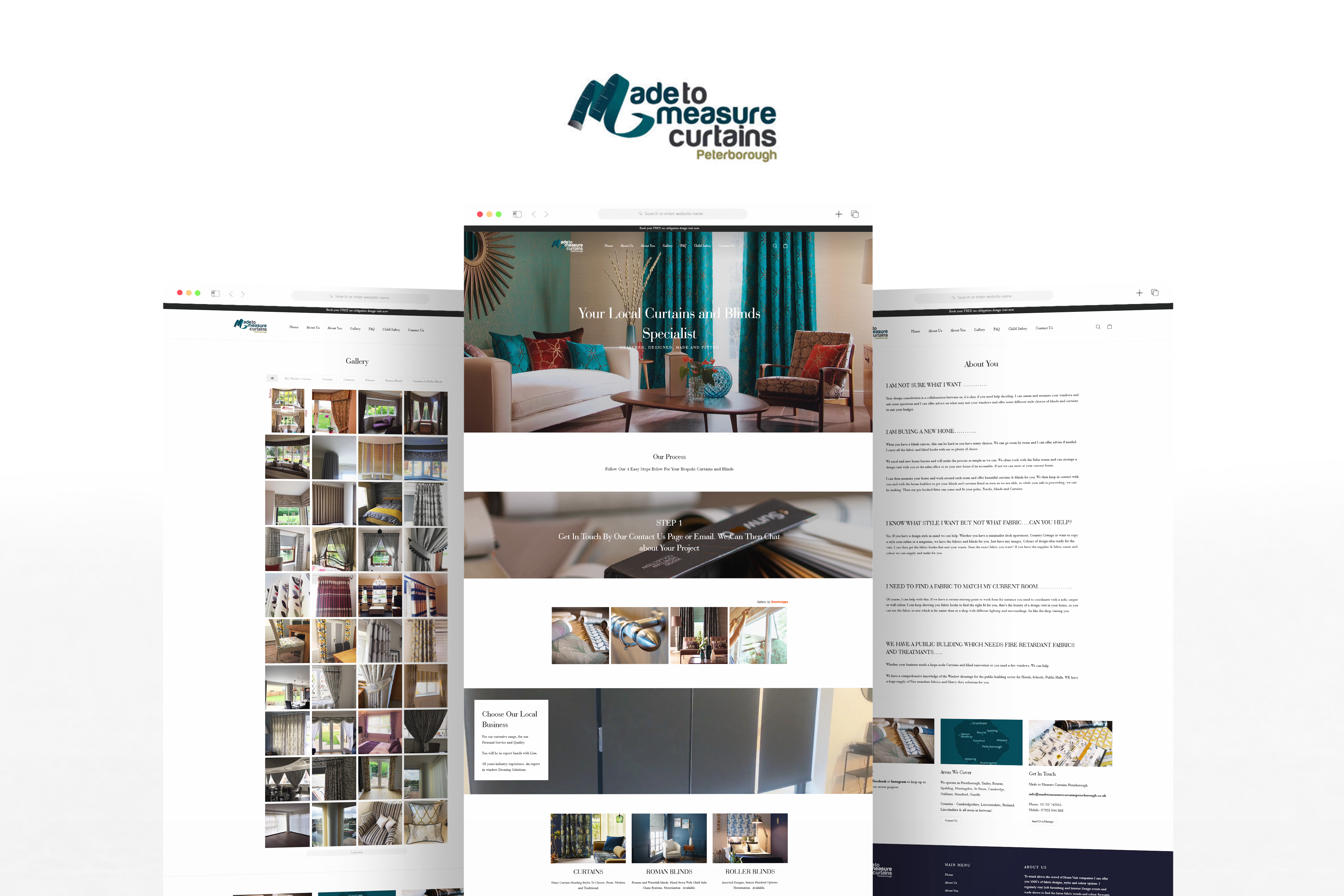 Made to Measure Curtains, Shopify Web Designer, Fat Buddha Web Design