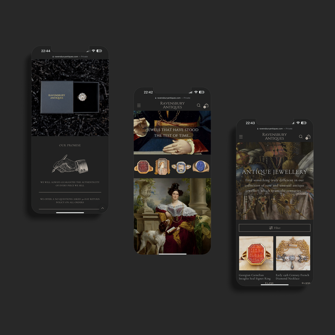 How using a dark website design can make your brand look more luxurious