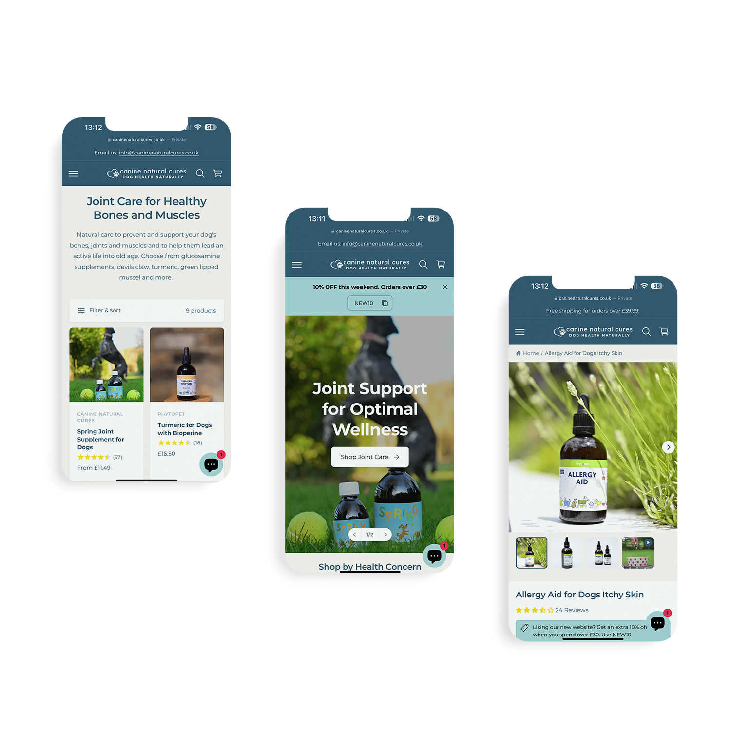 Mobile Shopify web design ideas