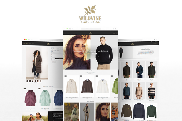 Shopify Website Design for Wildvine Clothing