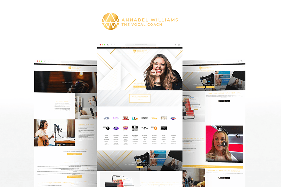 The Vocal Coach, Shopify Web Designer, Fat Buddha Web Design