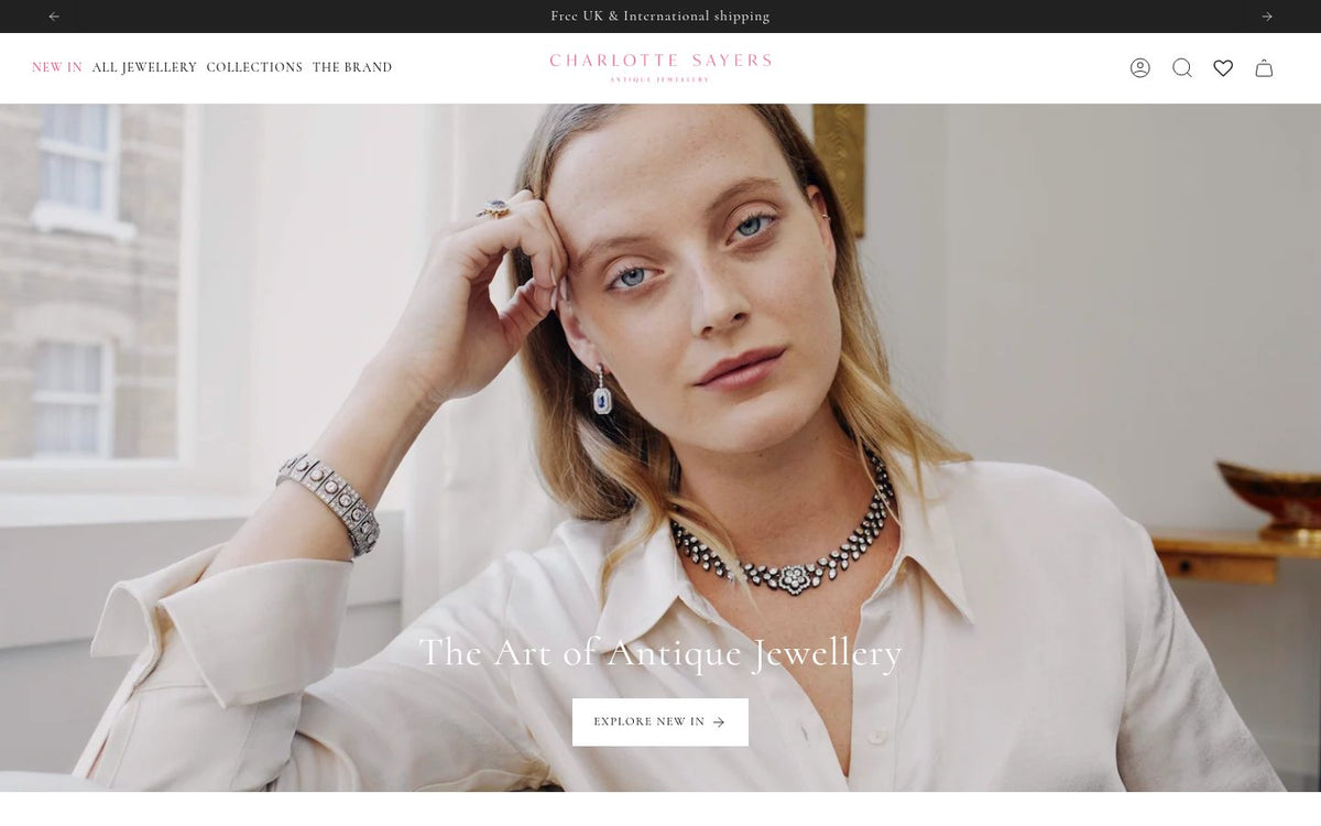 Designing for Antique Jewellery Ecommerce