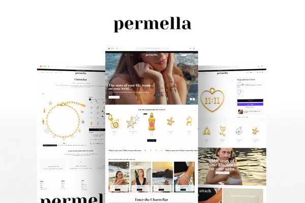 Shopify Web Design for Permella