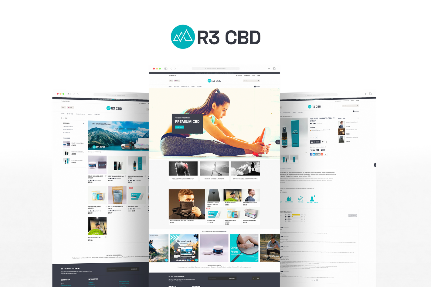 R3CBD, Shopify Web Designer, Fat Buddha Web Design