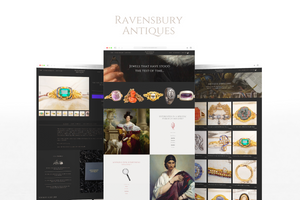 Ravensbury Antiques - Shopify Website by Fat Buddha Web Design