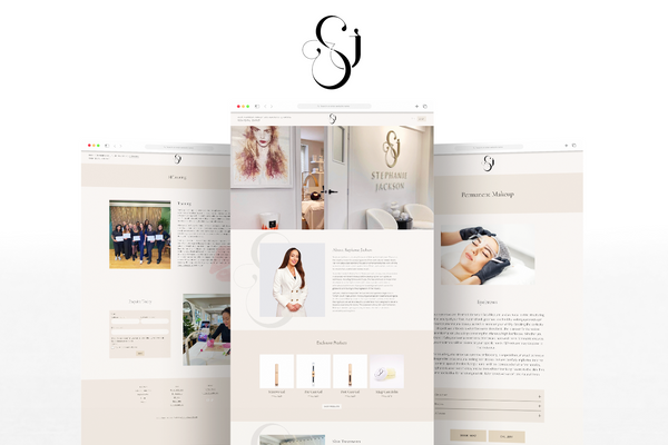 SJ Clinic London Squarespace web design by Fat Buddha Web Design